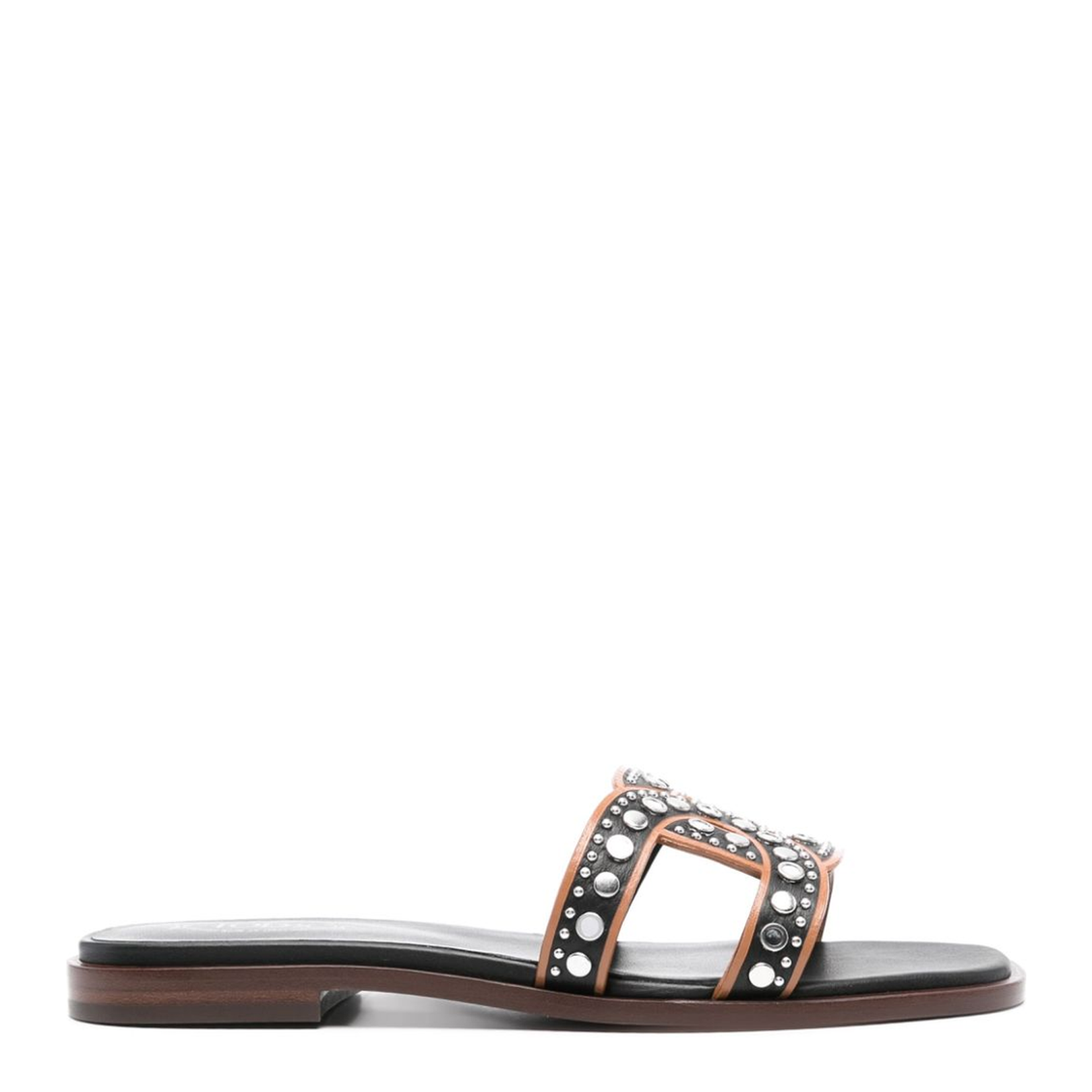 Black Leather Sandals