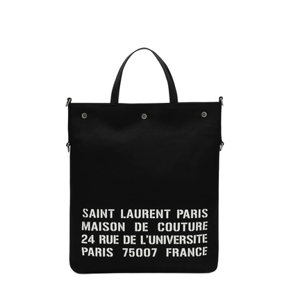North/South Universite Tote Bag Black/Soft Cream