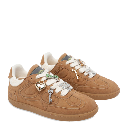 MAYFEYR - Ganni - Suede Sneakers With Charms - B1040009ZZQ