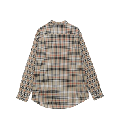 MAYFEYR - Burberry - Beige Check Cotton Shirt - 8130238175574B9368