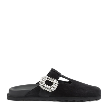 Slidy Mules in Suede