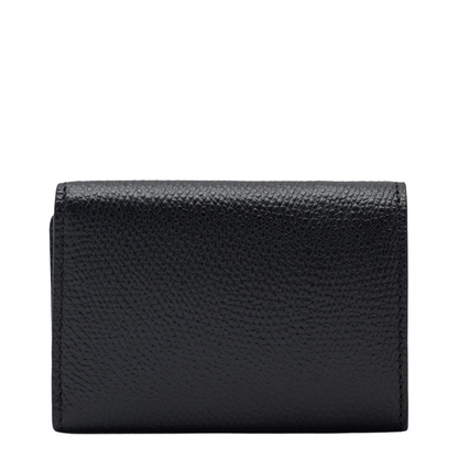 Vlogo trifold wallet black
