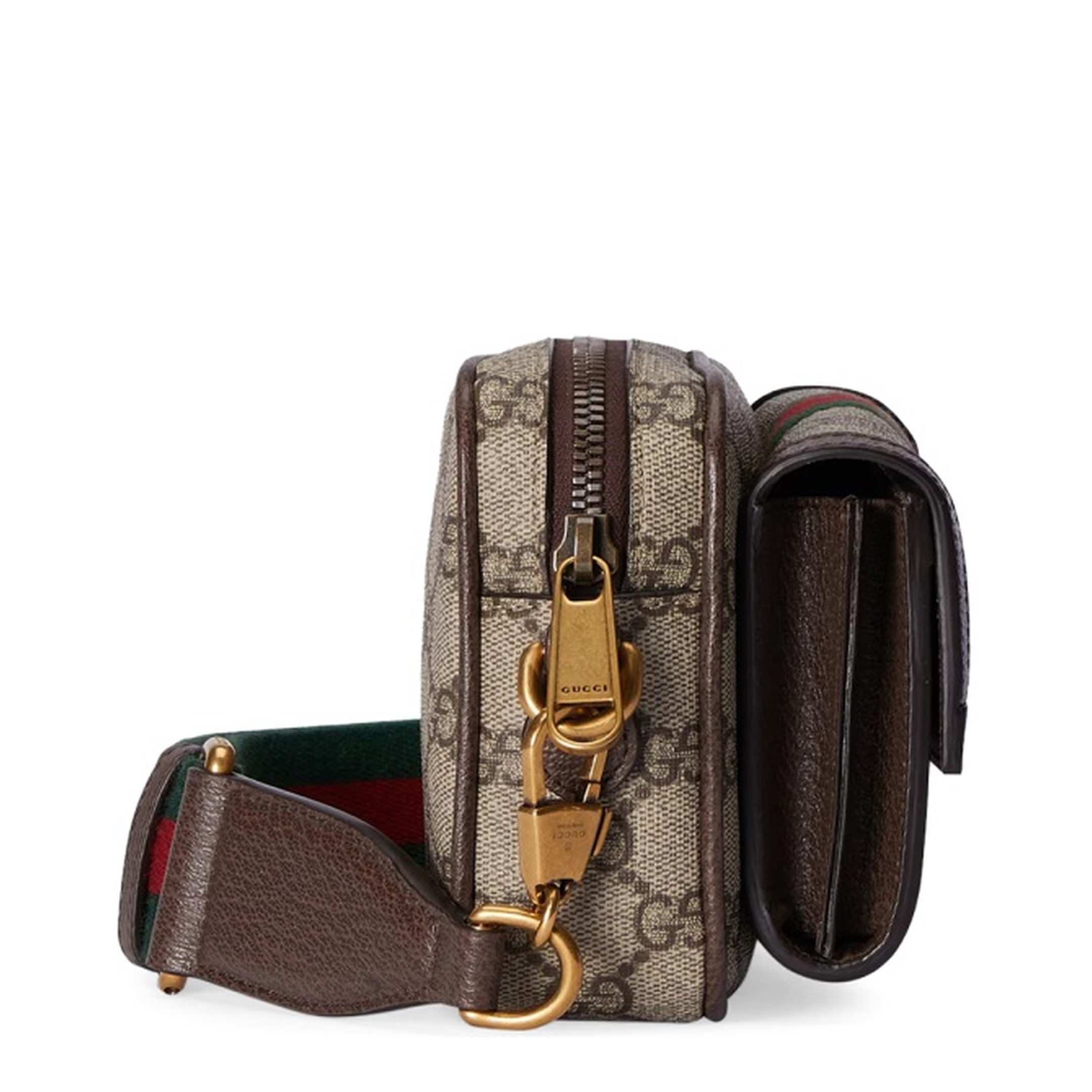 Ophidia Mini Canvas Bag - Beige