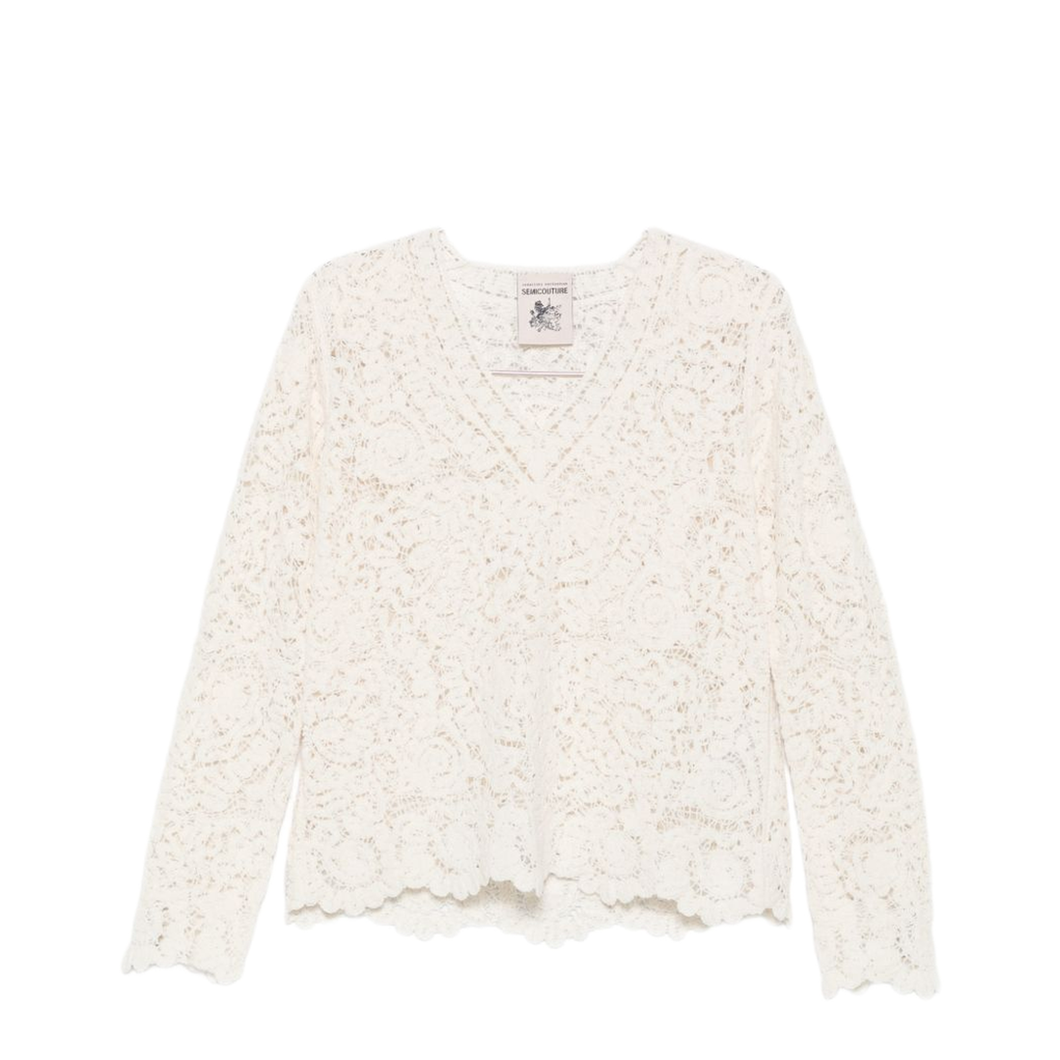 MAYFEYR - Semicouture - Sweaters White - S6WC81E64-1