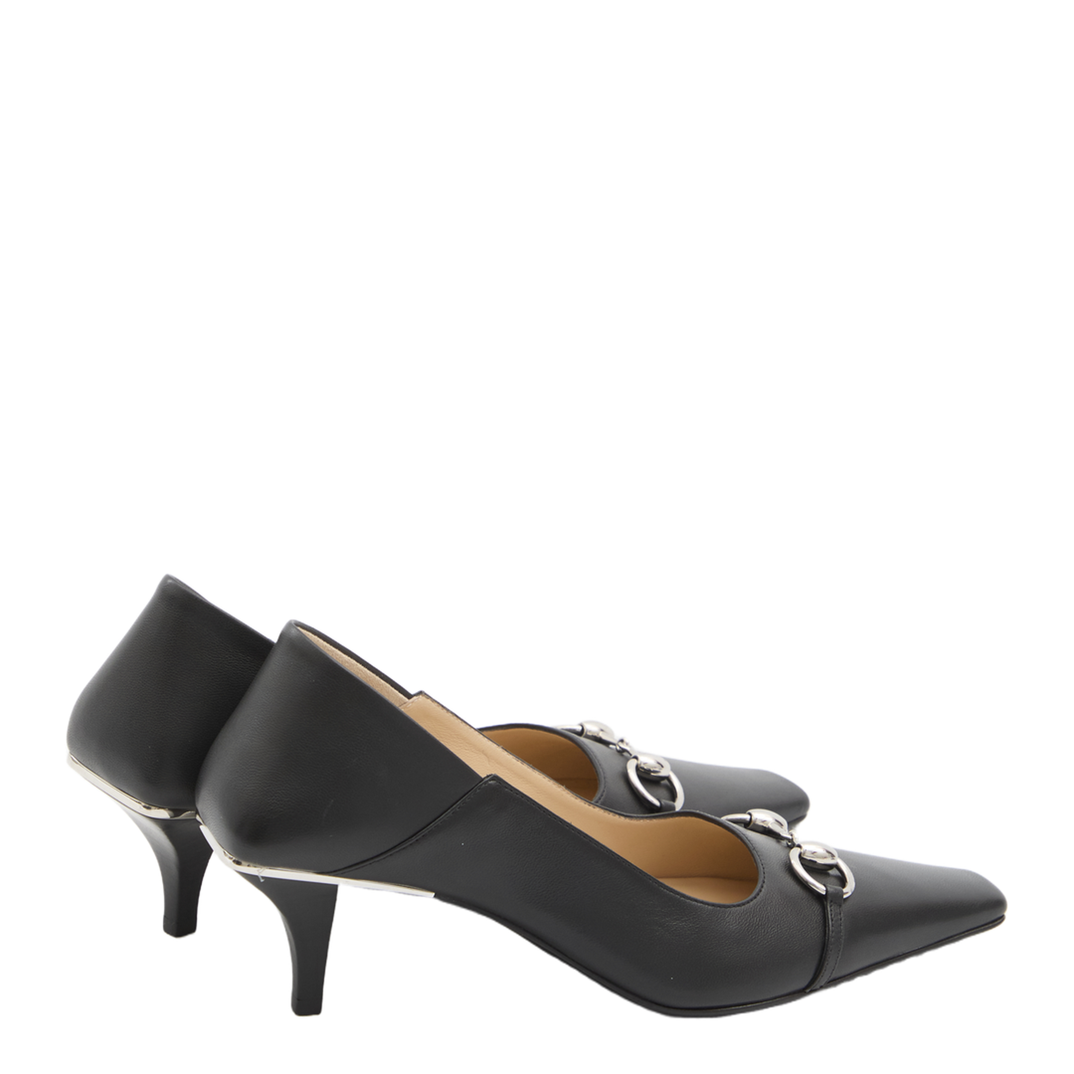 Vittoria Pump in Black Leather