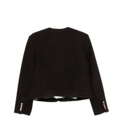 MAYFEYR - Dunst - Brown Wool Felted Jacket - UDJA6C203W2