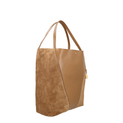 Brown Spin Tote Bag