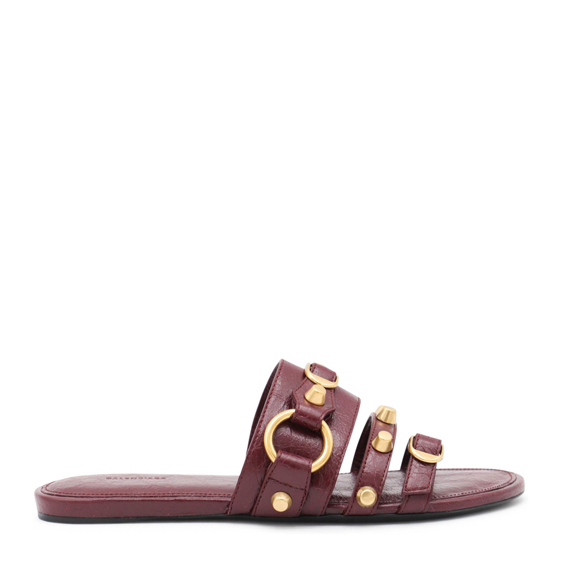 Grape Leather City Slippers