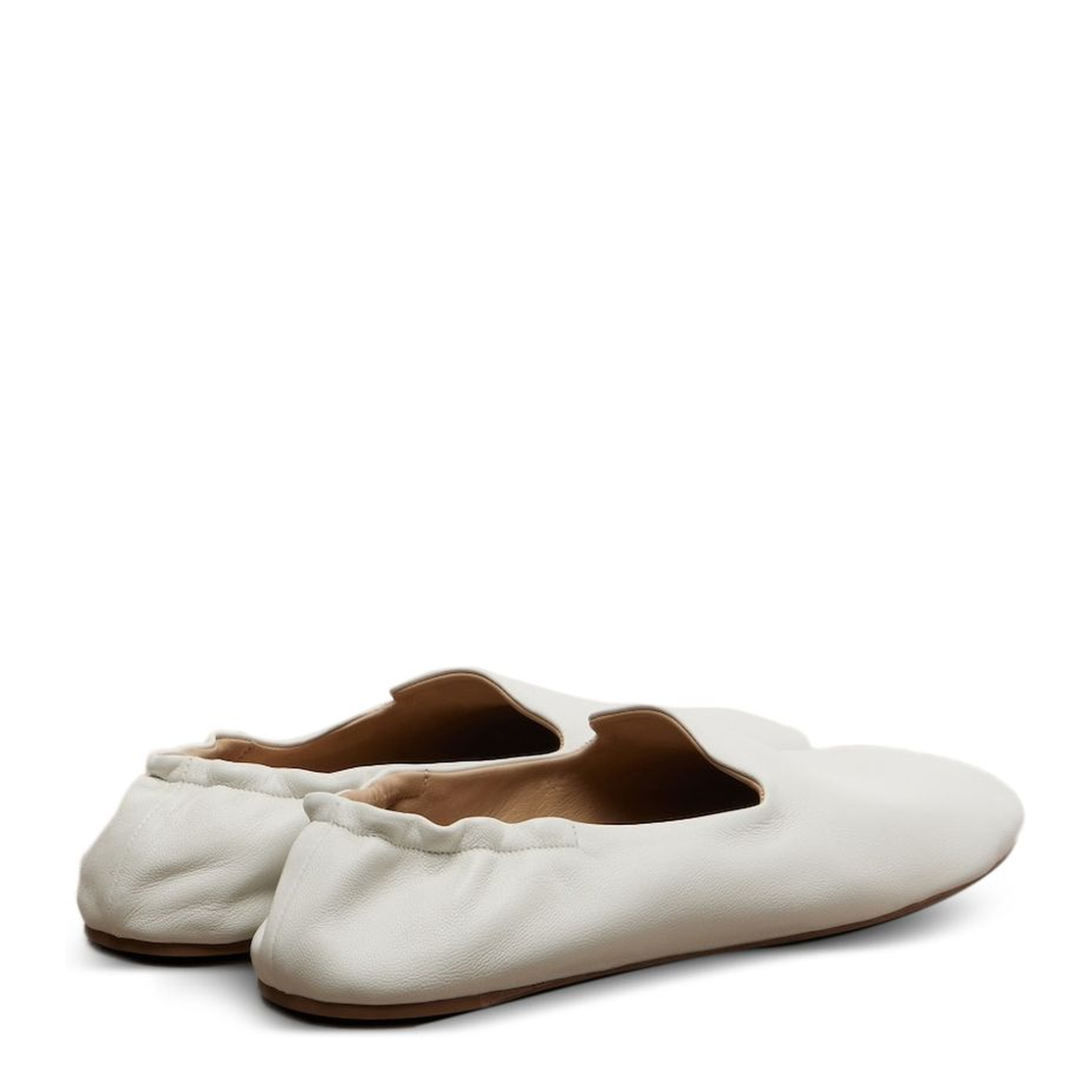 MAYFEYR - The Row - Flat Shoes White - F1855SN60OPW