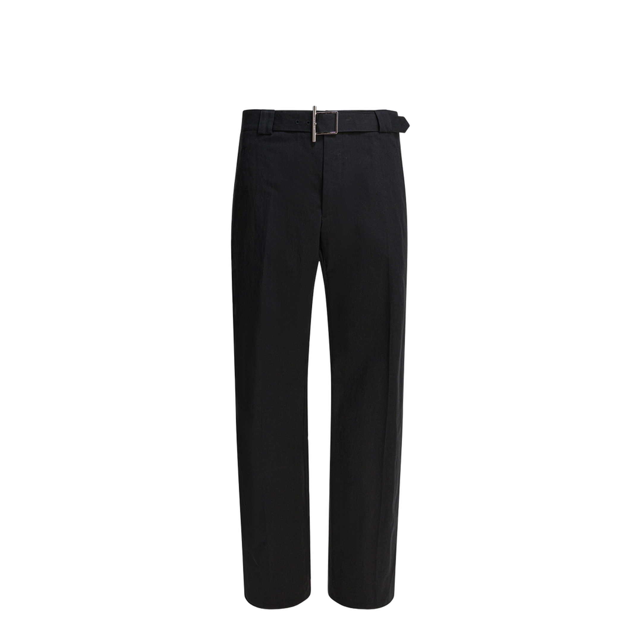 Pants with T-Bar Belt