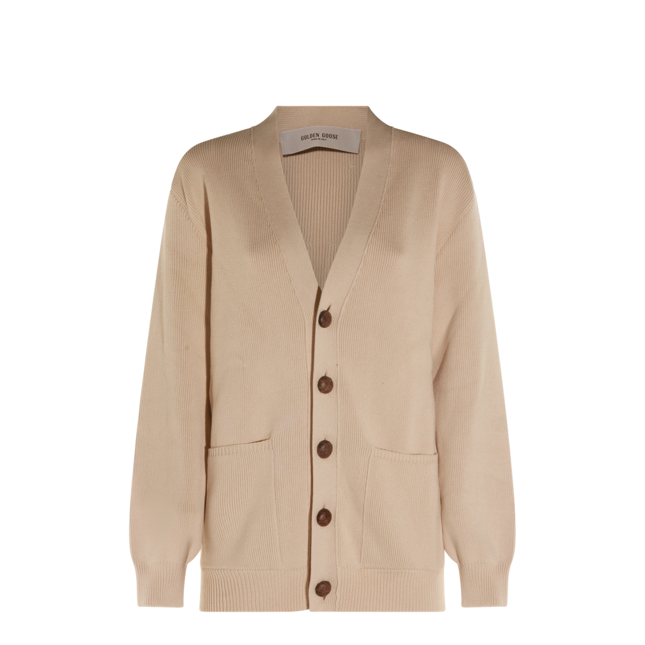 Cotton V-Necked Cardigan