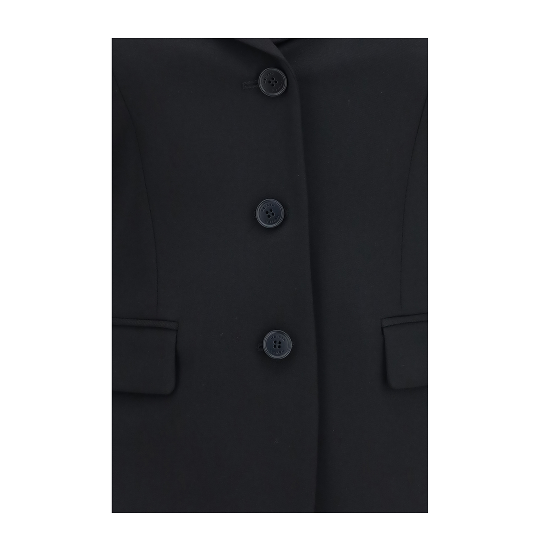 MAYFEYR - Alexander Mcqueen - Structured Off Shoulder Jacket With Harness Details - 865434QJAAC1000