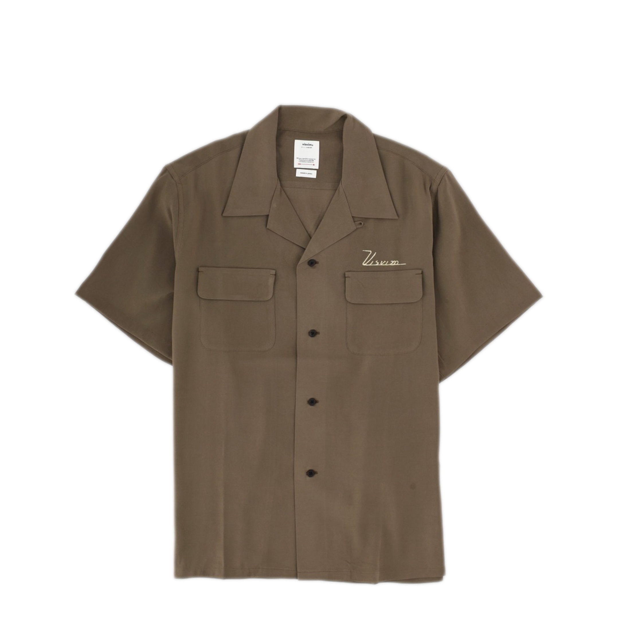 MAYFEYR - VISVIM - Short Sleeve Shirt With Logo - 0126105011007BROWN