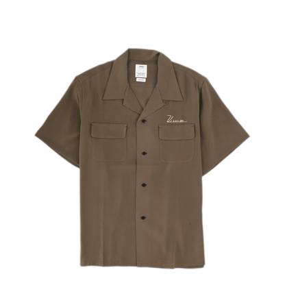 MAYFEYR - VISVIM - Short Sleeve Shirt With Logo - 0126105011007BROWN
