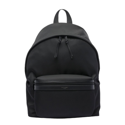 City Leather Backpack - Black