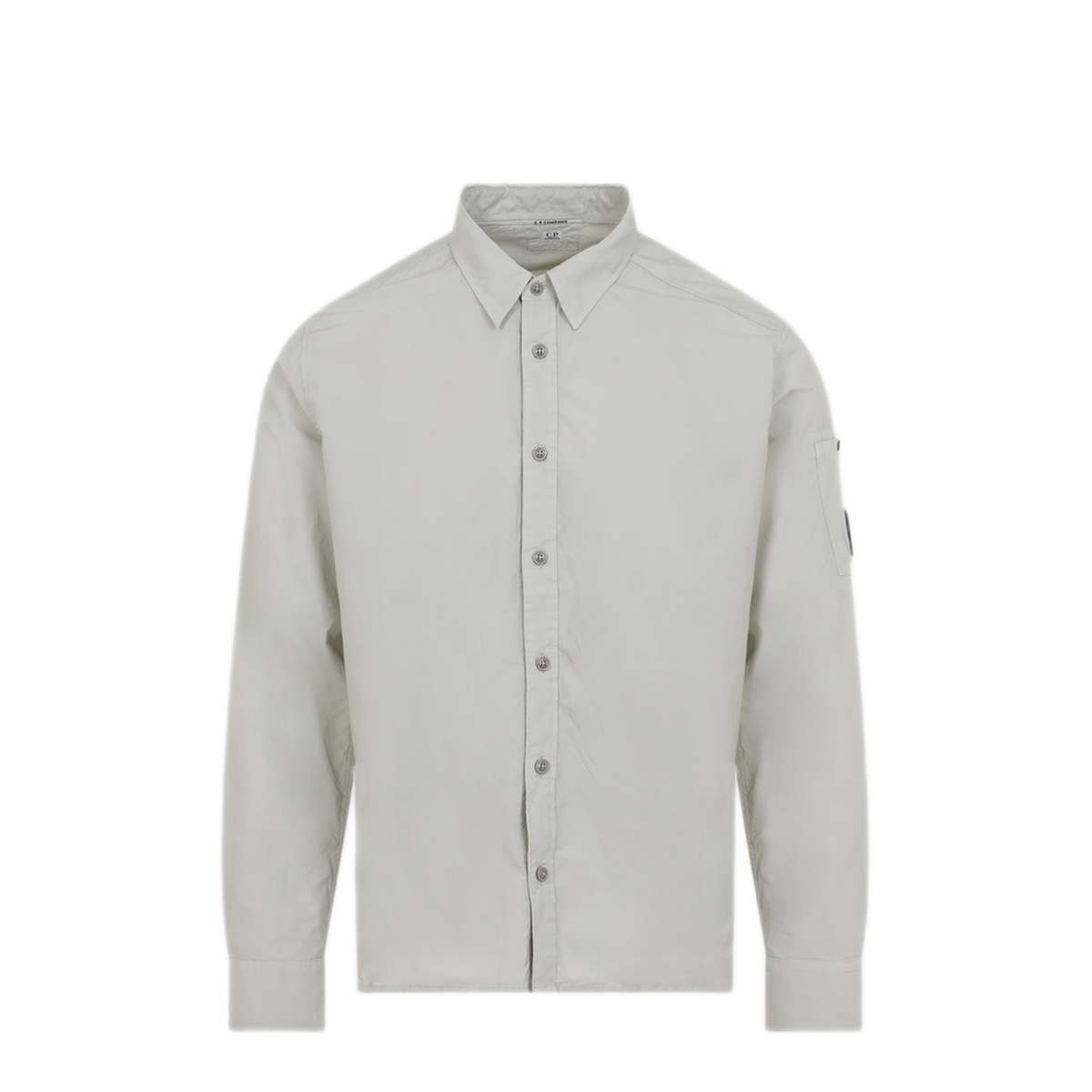 MAYFEYR - C.P. Company - Beige Cotton Long Sleeve Shirt - 20CMSH229A005328G904