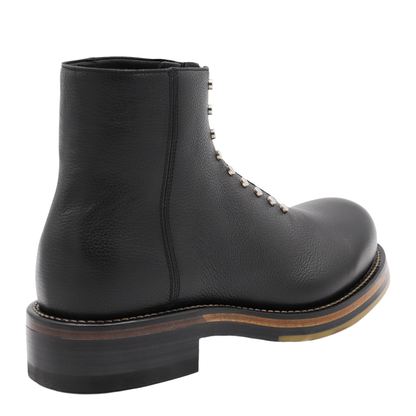 Leather Ankle Boots With Studs