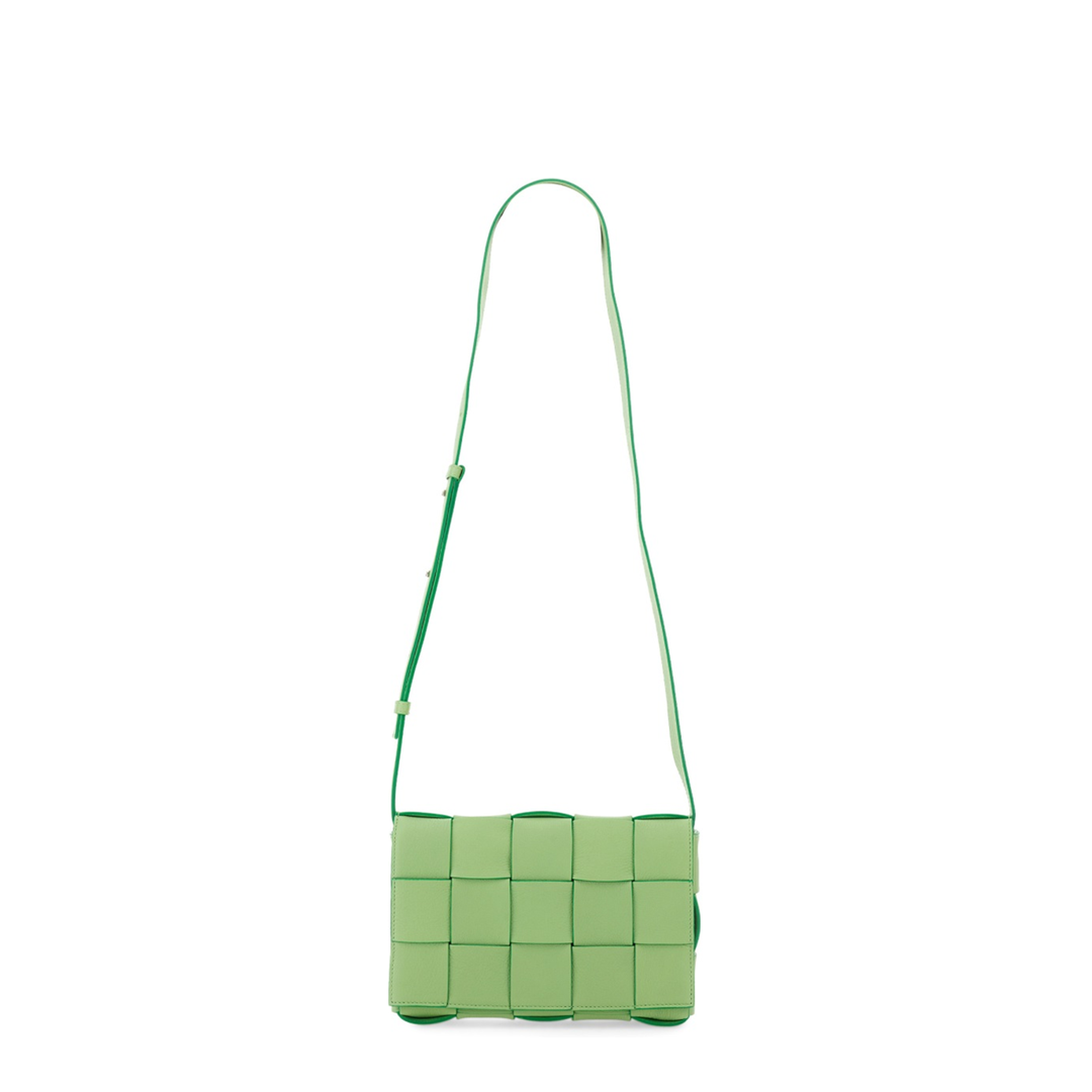 Cassette Calfskin Crossbody Bag - Pistachio/Parakeet – MAYFEYR