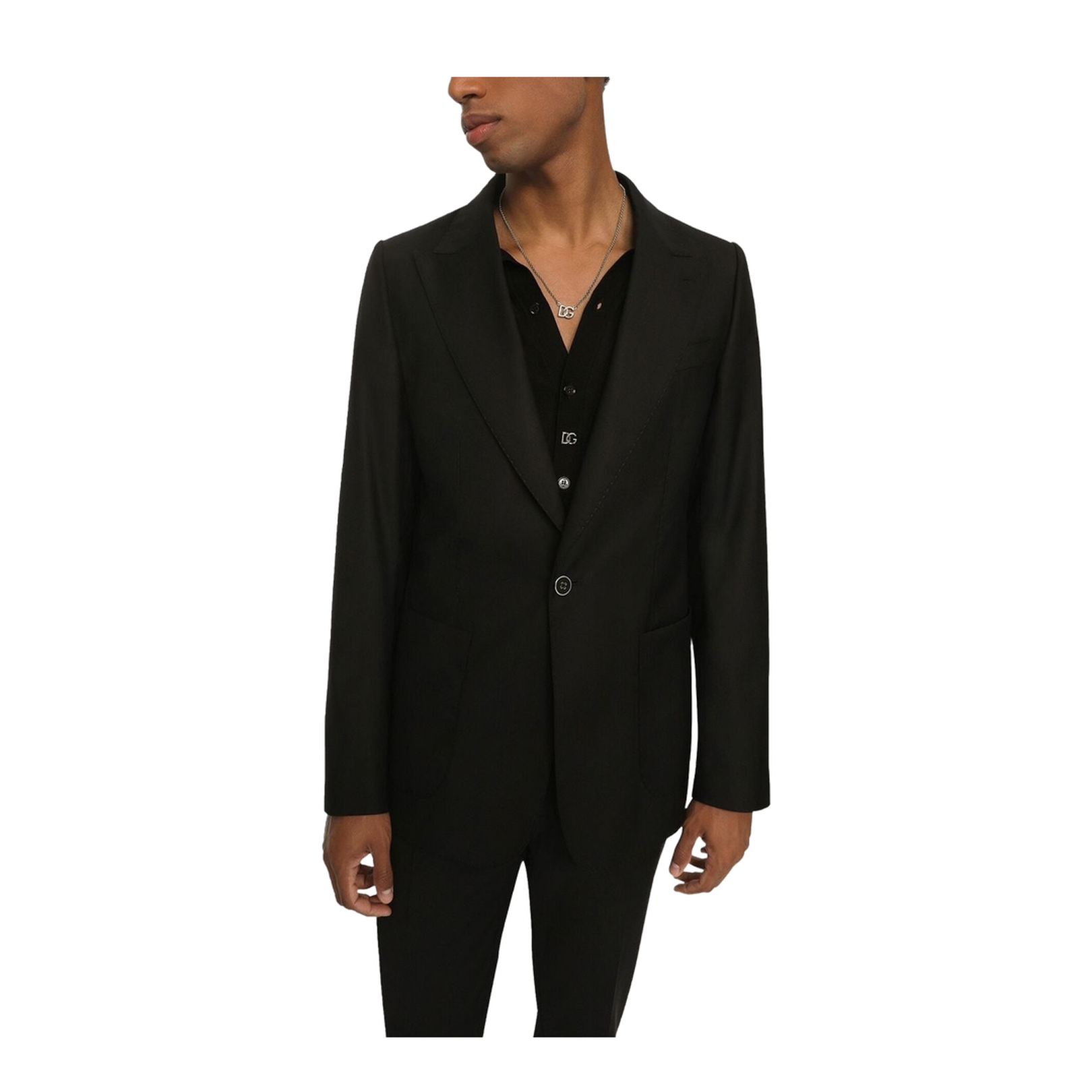 One-Button Tailored Blazer