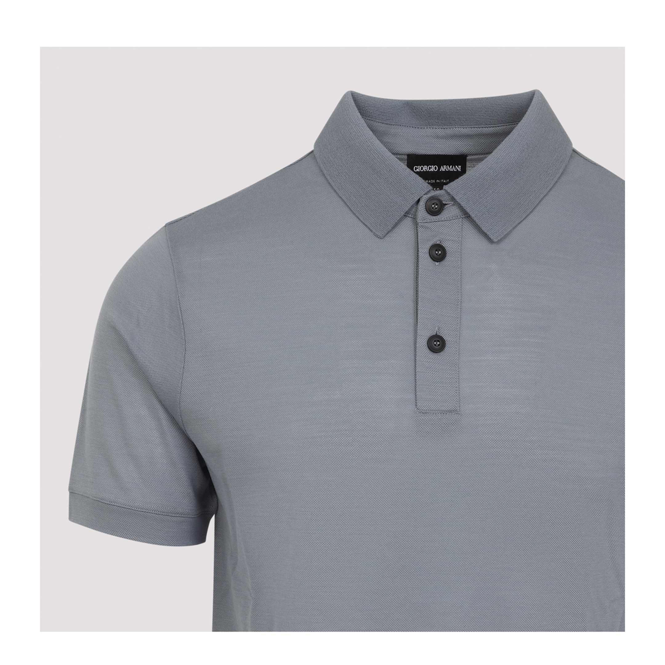 MAYFEYR - GIORGIO ARMANI - Cloud Cotton Polo Shirt - 3GSF53SJAQZU9327