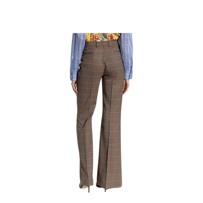 Plaid Pattern Trousers