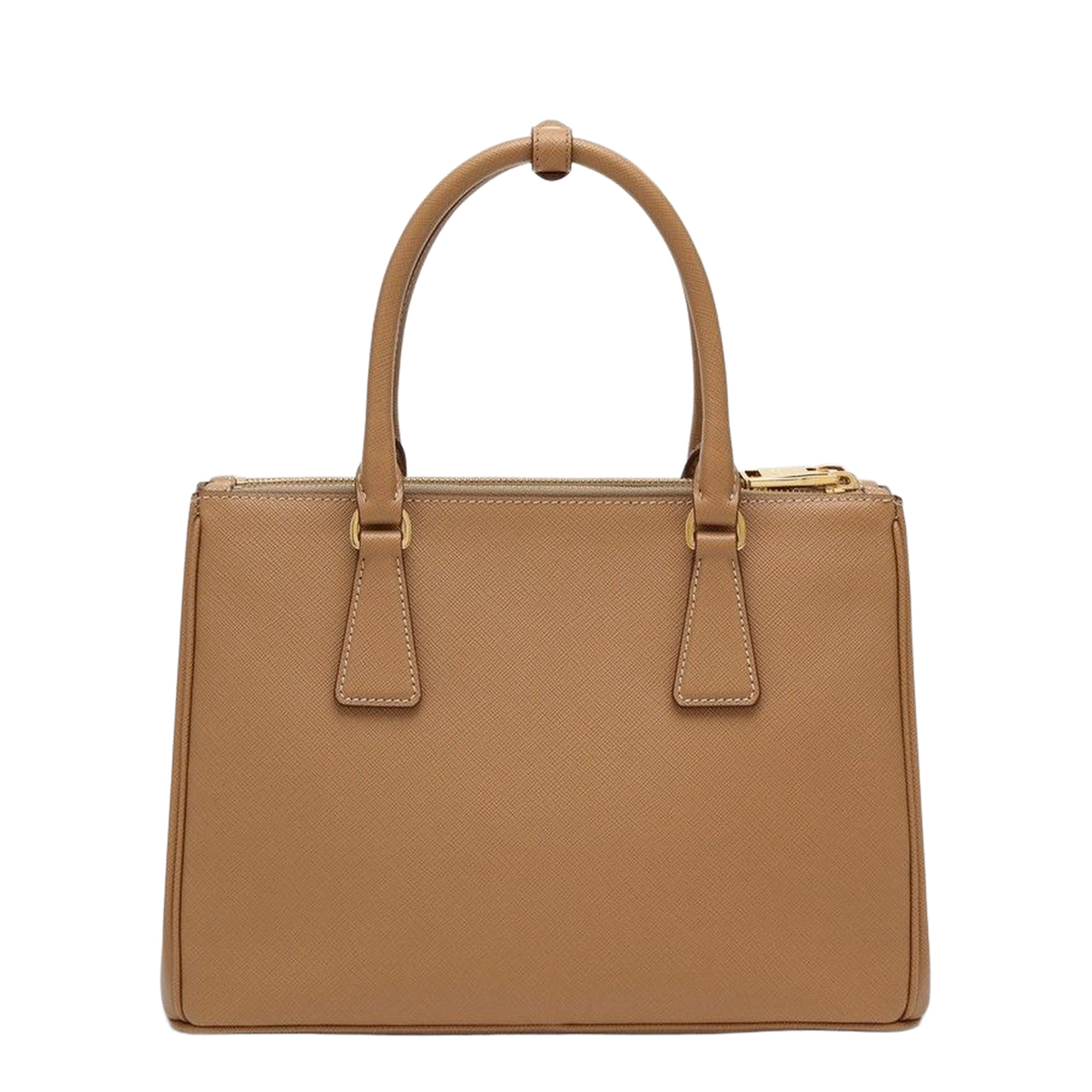 Medium Beige Galleria Bag in Saffiano