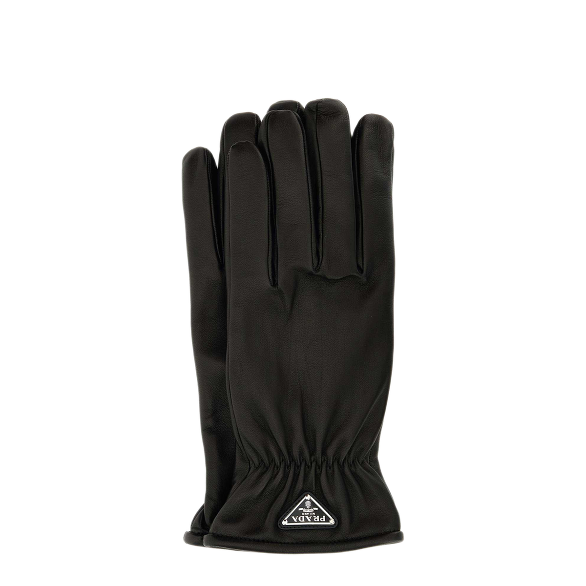 MAYFEYR - Prada - Black Nappa Leather Gloves - 2GG125038F0002