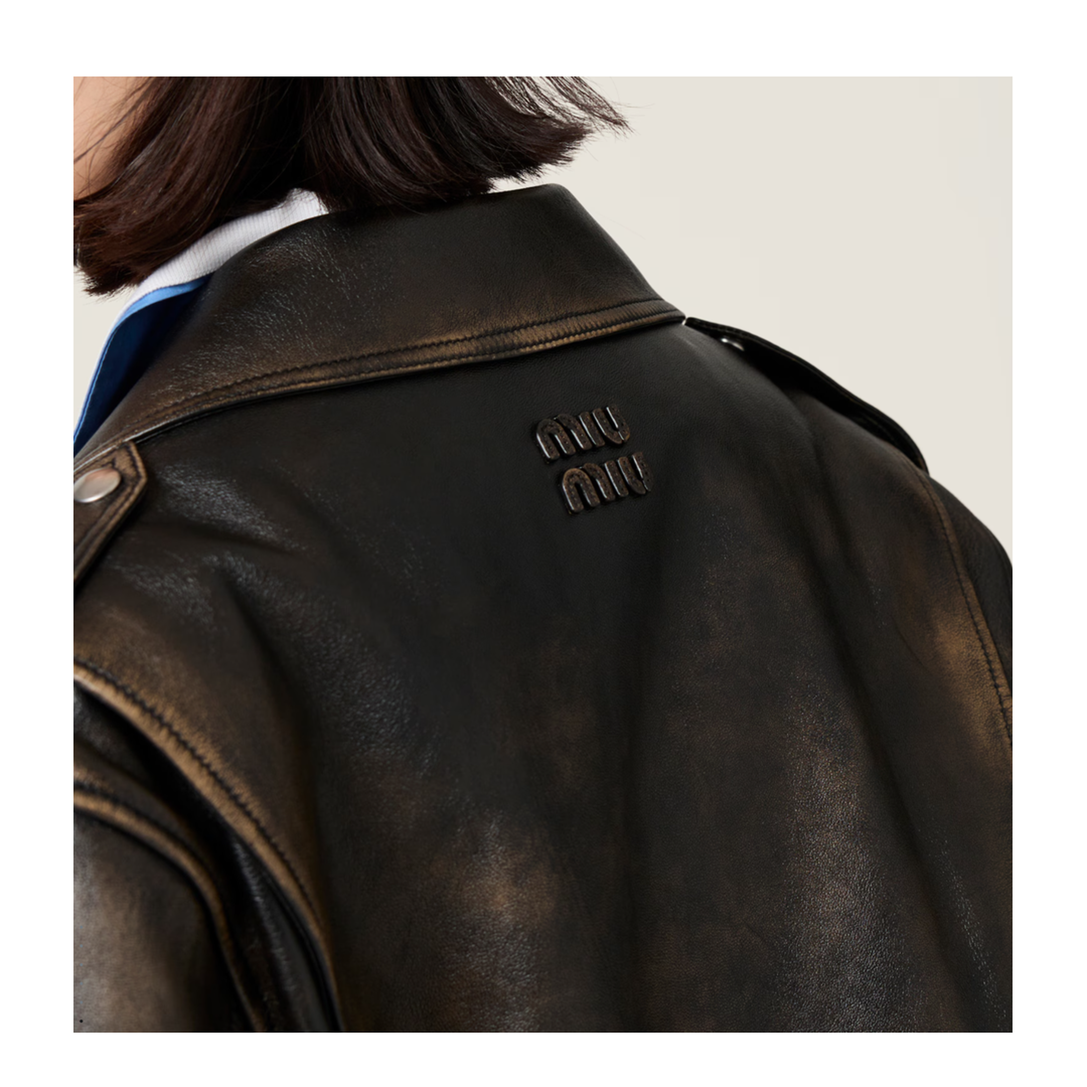 MAYFEYR - Miu Miu - Leather Jacket - MPV916SOOO1134F008A