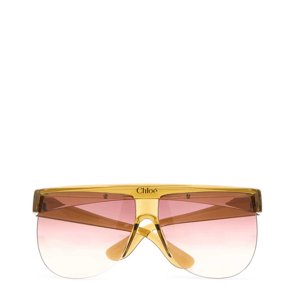 MAYFEYR - Chloè - Green Green Red Mustard Acetate Sunglasses - CH0416S00568