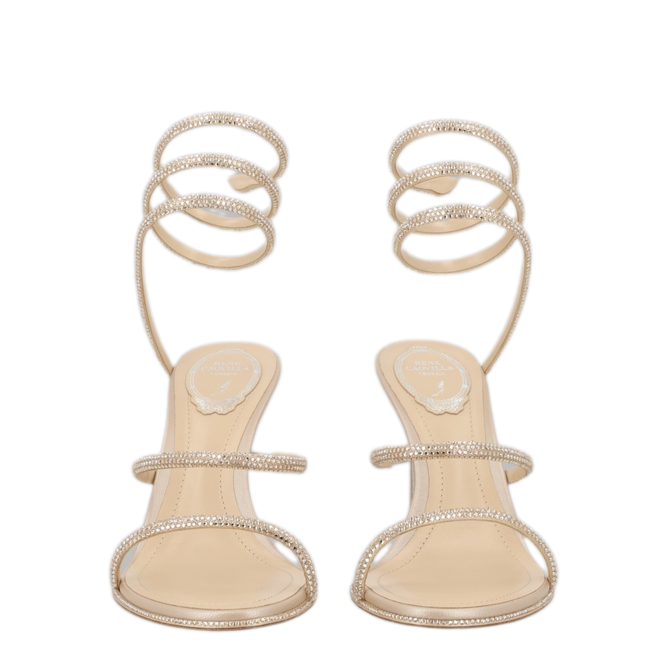 MAYFEYR - Rene Caovilla - Cleo Sandal With Heel - C12538080RN01V104