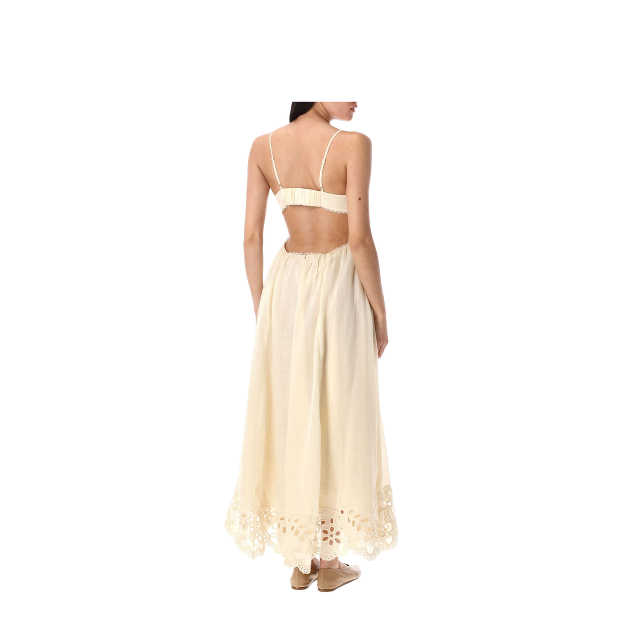 Coco Embroidered Long Dress