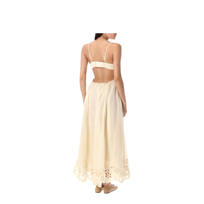 Coco Embroidered Long Dress