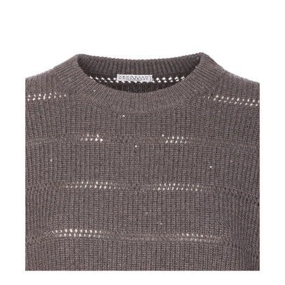 Cashmere and Wool Crew-Neck Sweater