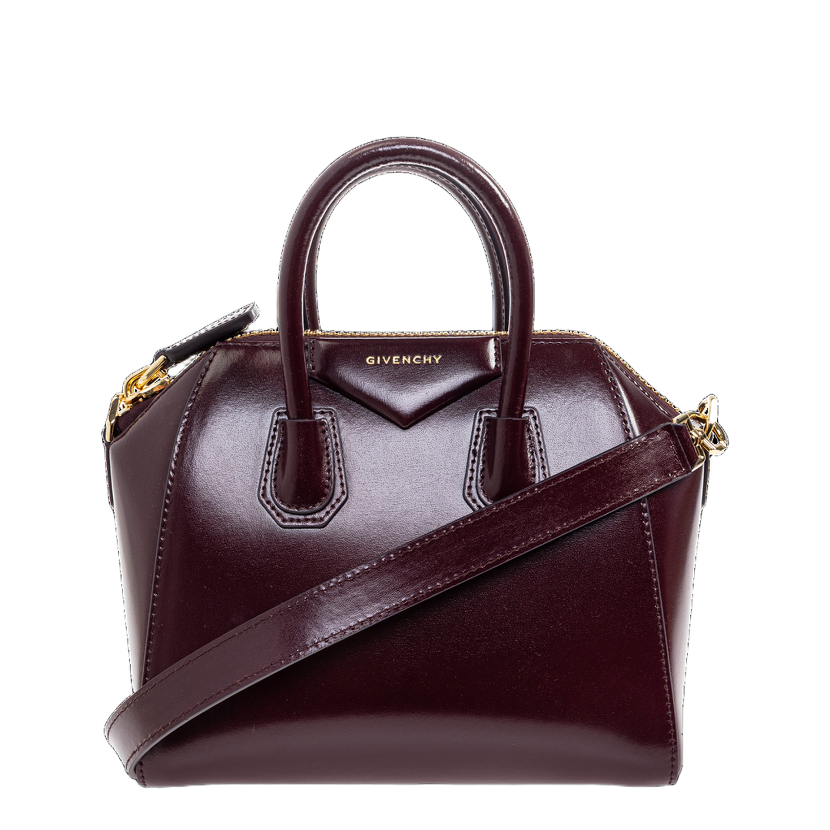 Mini Antigona Bag in Box Leather