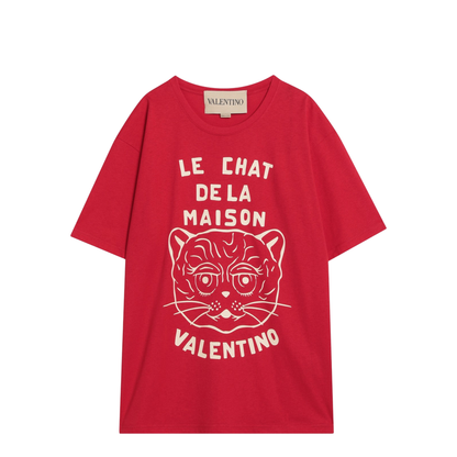Chat de la Maison T-Shirts Red