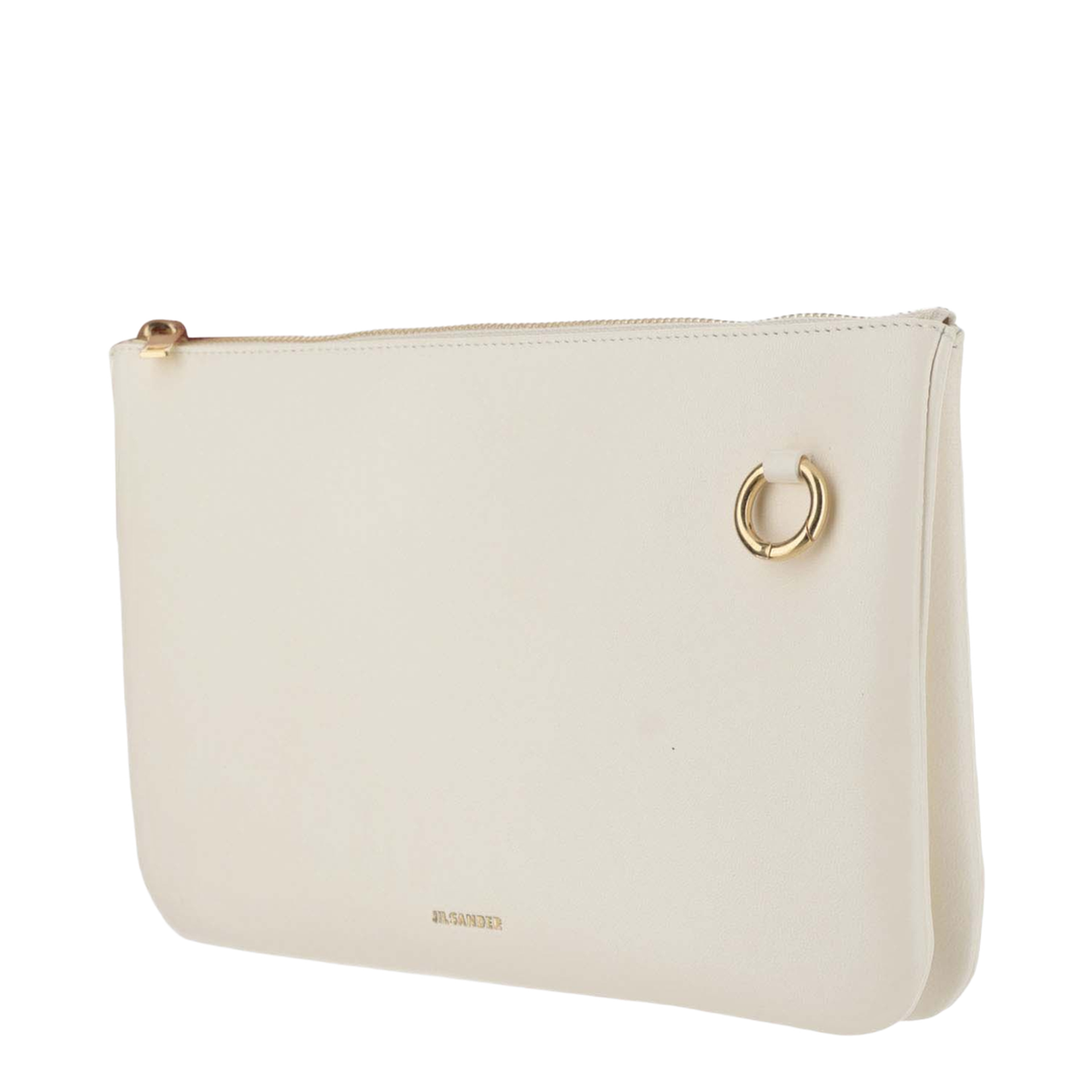 Ivory Nappa Leather Crossbody Bag
