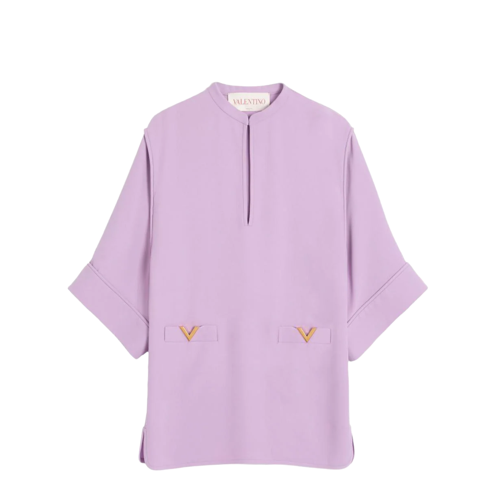 VLogo Silk Mini Dress