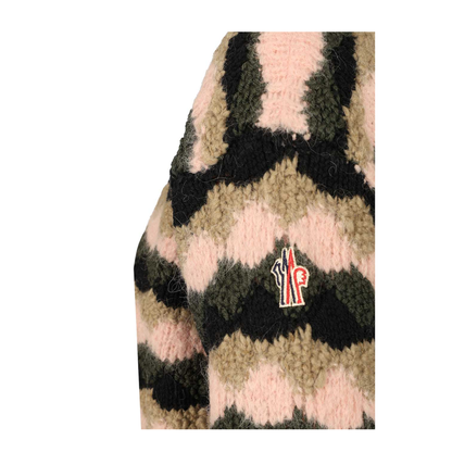 Multicolour Wool & Alpaca Blend Striped Jumper