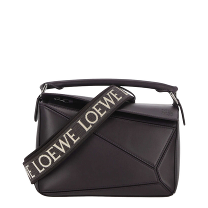 Small Puzzle Bag in Smooth Calfskin Black