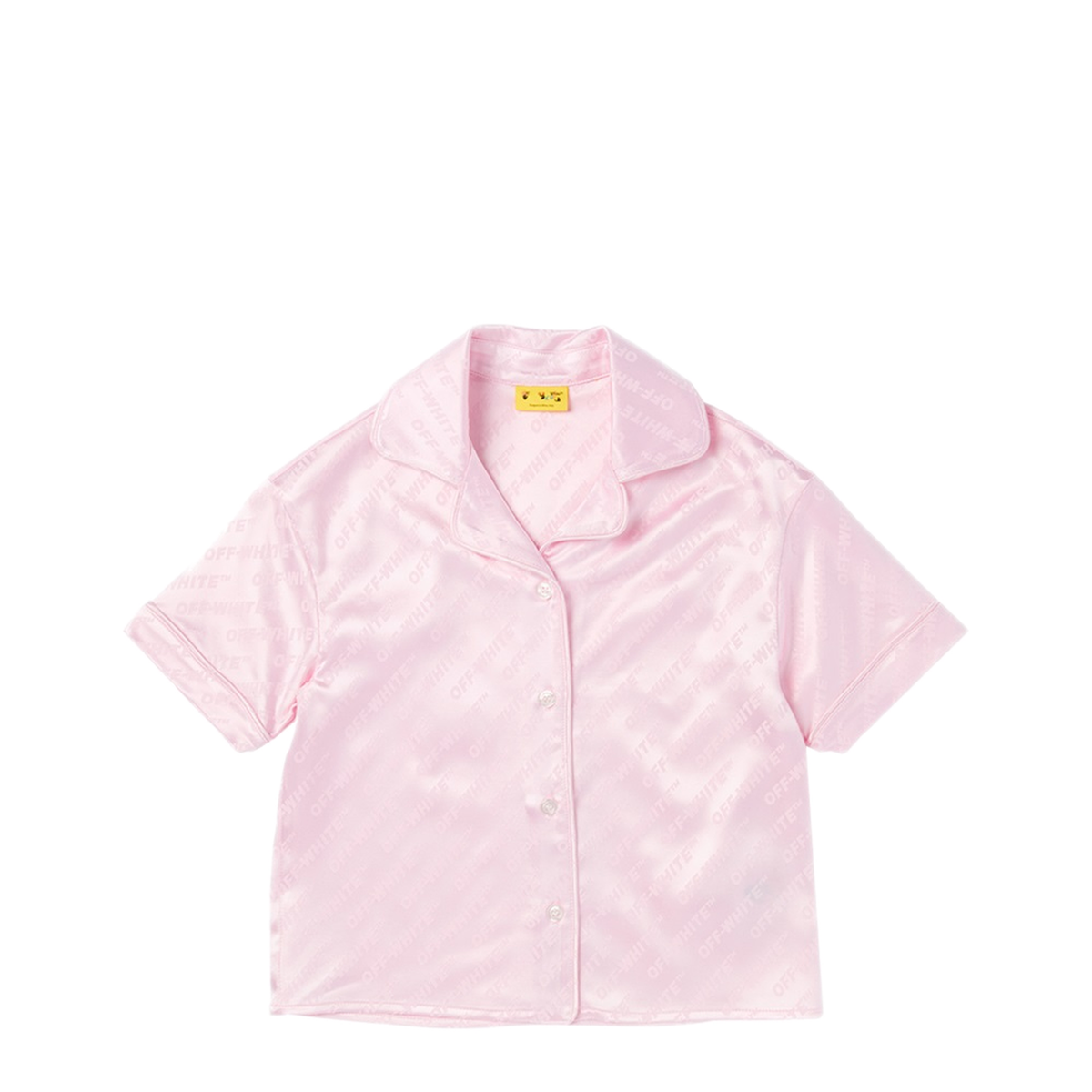 MAYFEYR - Off-White - Jacq Off Satin Shirt S S - 44GGG002KS26F001683