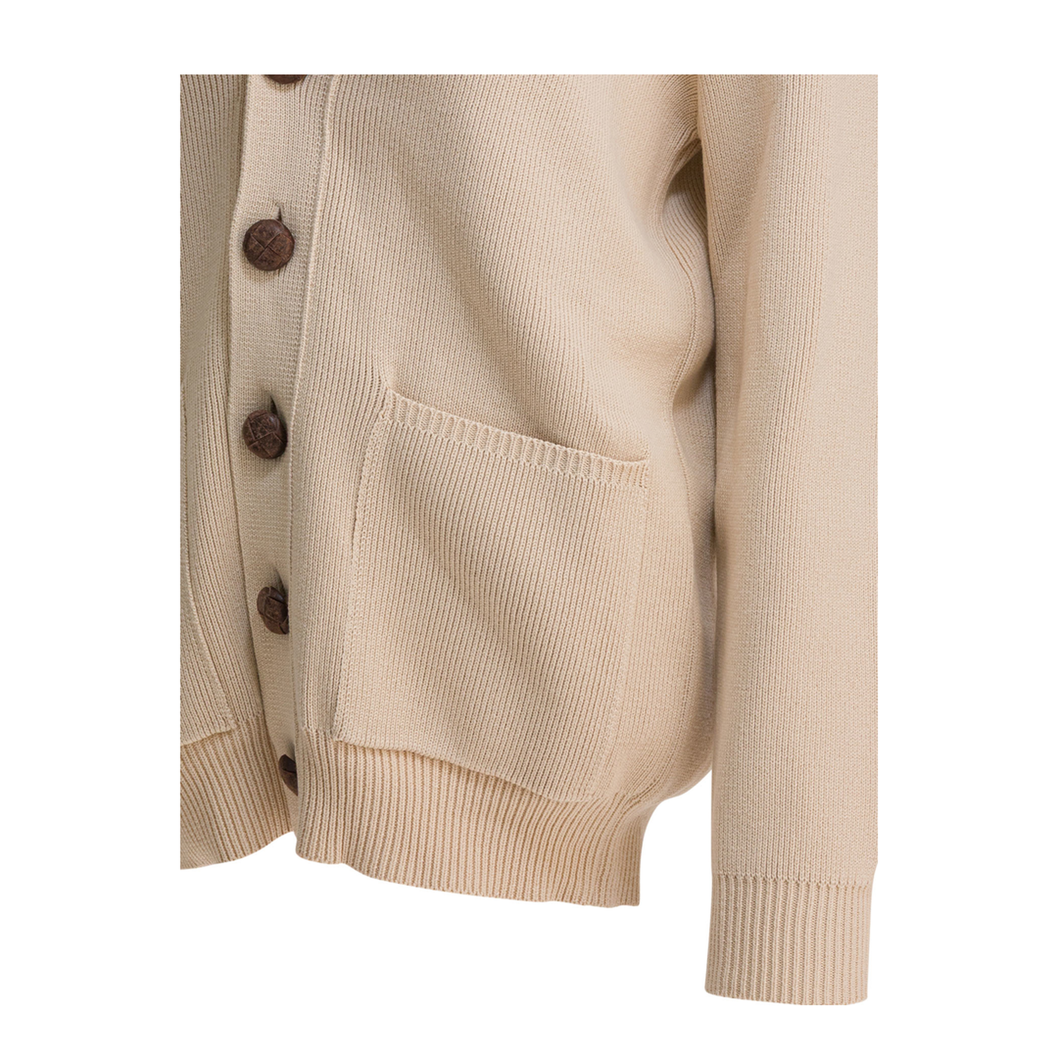 Cotton V-Necked Cardigan