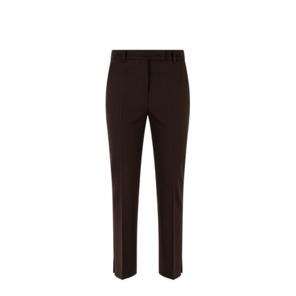 MAYFEYR - INCOTEX - Straight Leg Mid Rise Wool Tailored Trousers - 173868D1212621
