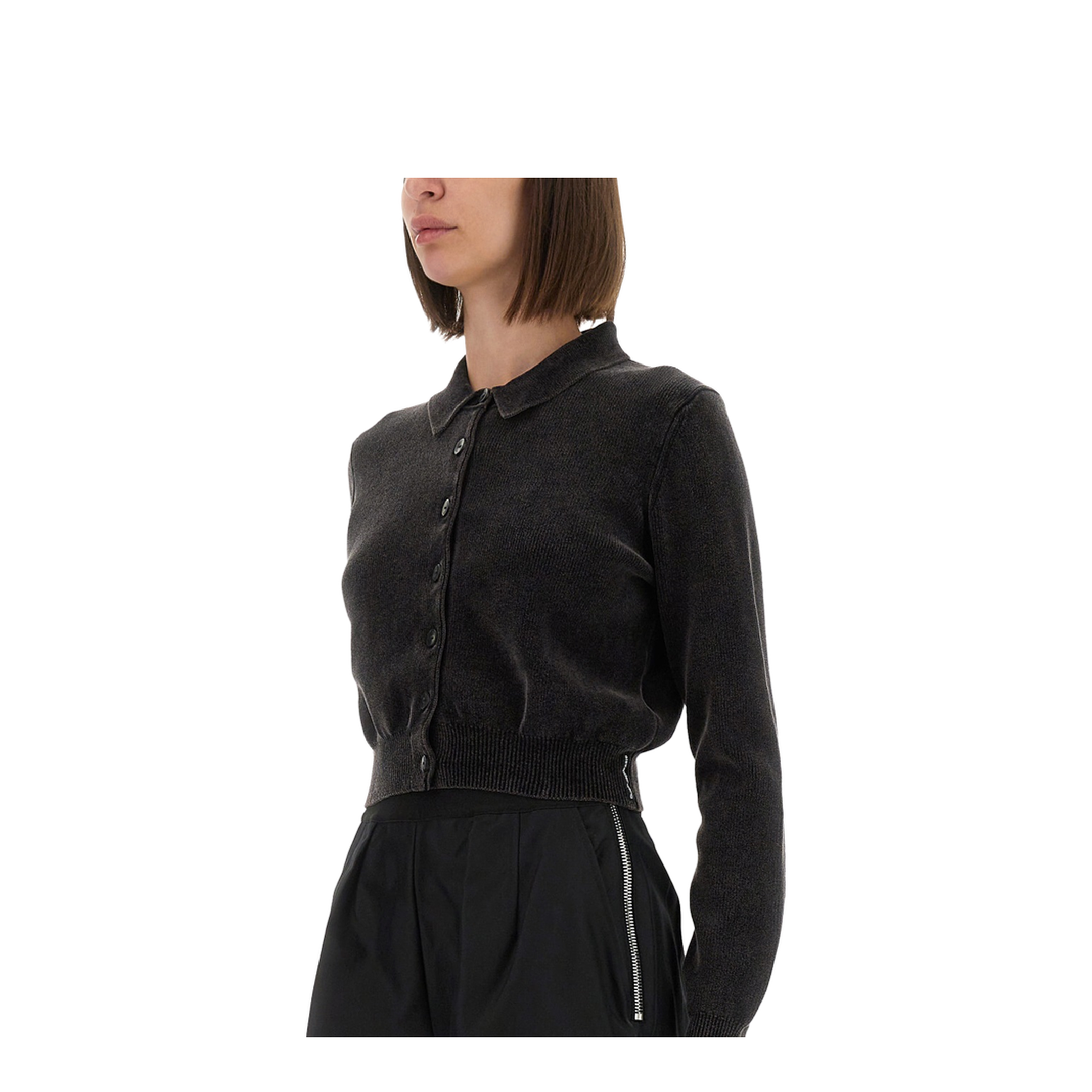MAYFEYR - Alexander Wang - Cardigan With Collar - 1KC3253055011
