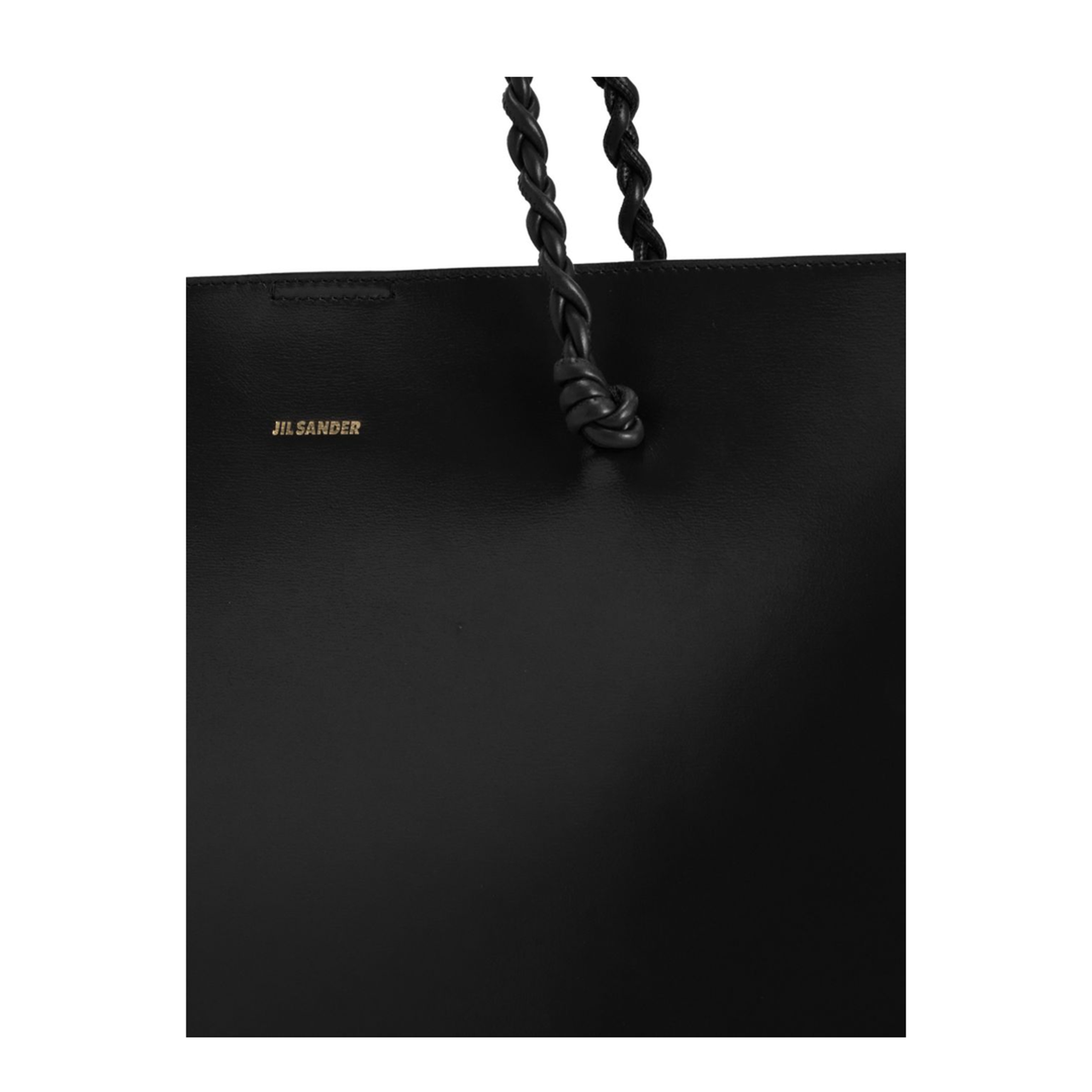 Tangle Tote Bag in Calf Leather - Black