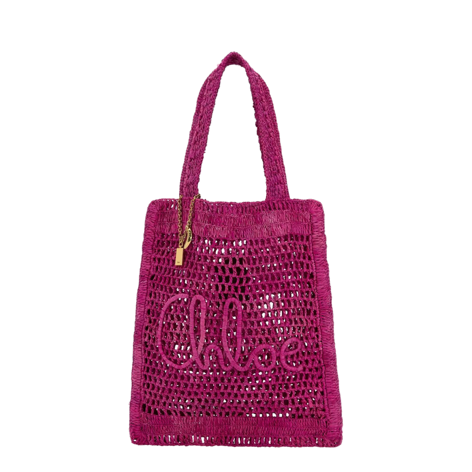 Summer Banana Tote Bag in Raffia