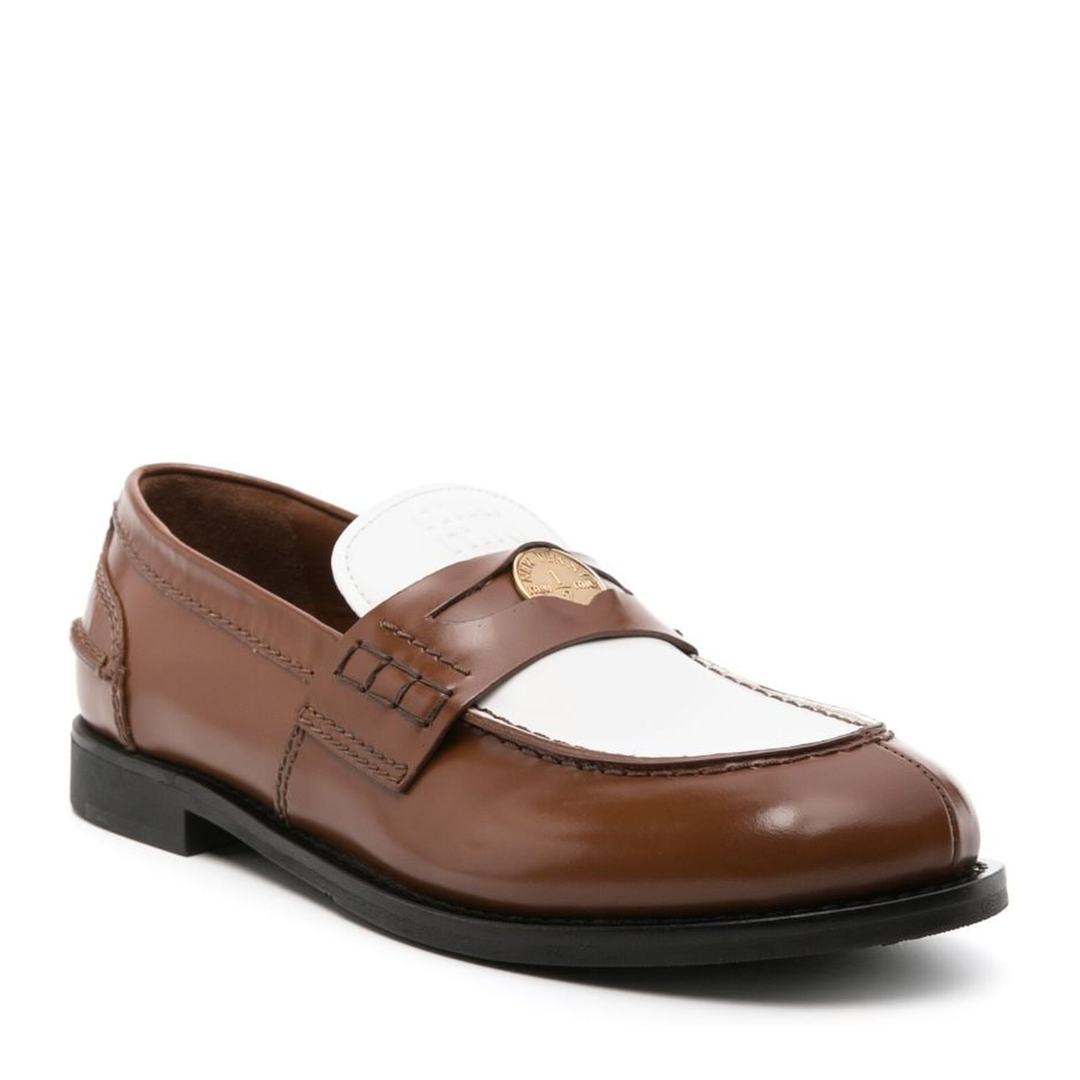 MAYFEYR - Miu Miu - Bicolor Polished Loafers - 5D773DF020AZEF031W