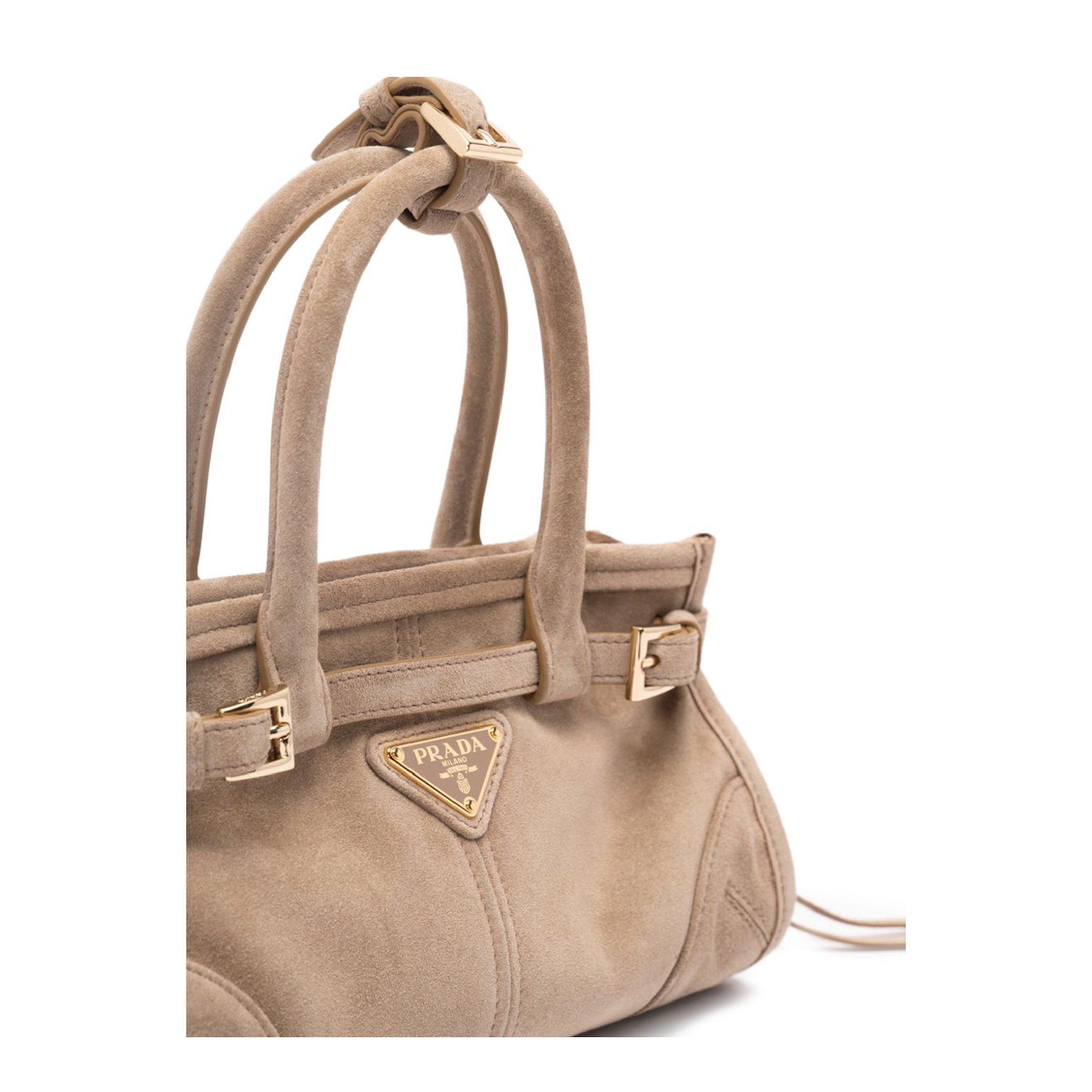 Bonnie Mini Suede Handbags - Deserto