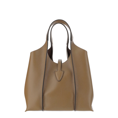 T Timeless Shopping Bag in Leather Mini