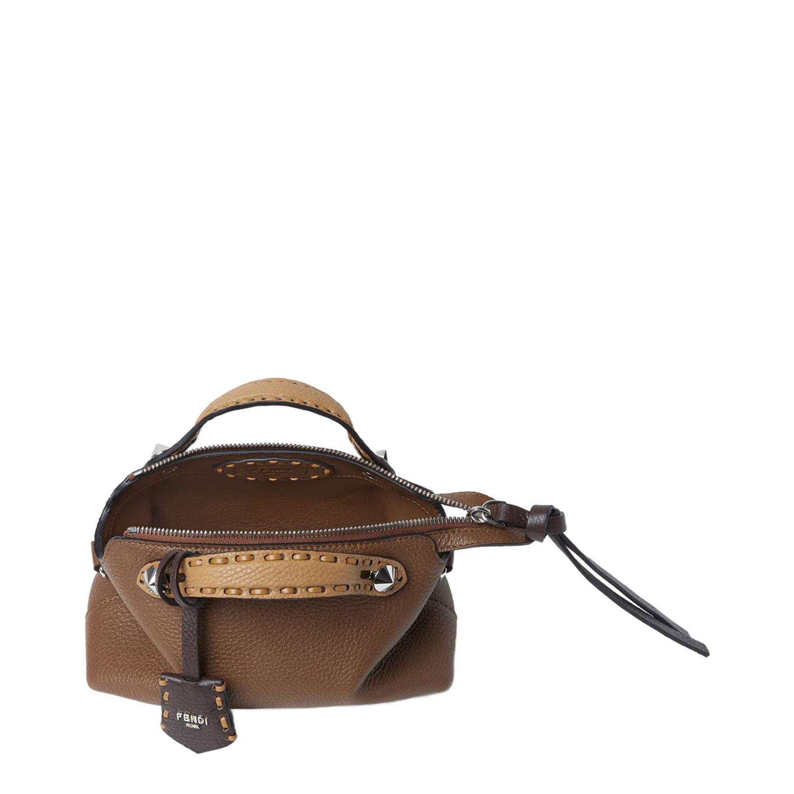 By The Way Selleria Mini Cuoio Romano Leather Brown