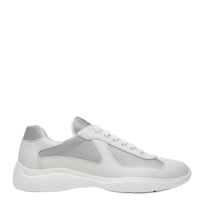 MAYFEYR - Prada - White Silver America'S Cup Trainers - 4E3400G0006GWF0J36
